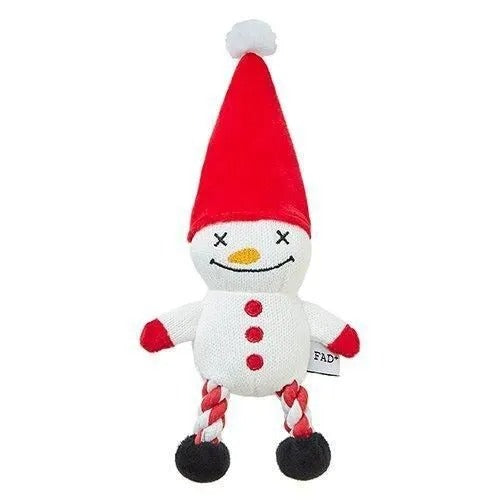 ［限定商品］【FAD+】ファッドプラス プラッシュトイ・ウィズロープ ホリデー スプライト［dad-way（ダッドウェイ）］犬用 おもちゃ ぬいぐるみ スクイーカー