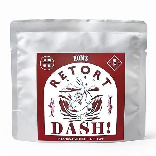 【KON'S MARKET】コンズマーケット コンズダシ 鯛&野菜 犬用 トッピング レトルトフード 国産 真鯛 魚介 出汁 乳酸菌発酵物