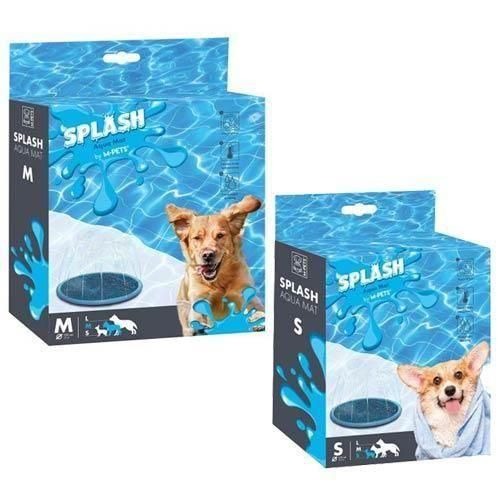 【M-PETS】エムペッツ SPLASH Aqua Mat＜2サイズ＞ 犬用 噴水マット 水遊び 丈夫 PVC素材 簡単設置 空気入れ不要
