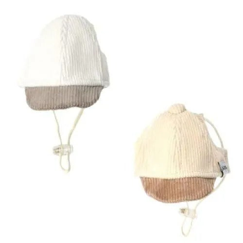 【Solgra】ソルグラ コーデュロイキャップ 犬用 帽子 コーデュロイ生地 耳穴 ゴム サイズ調整可 小型犬 中型犬 大型犬