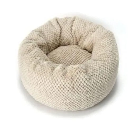 【Solgra】ソルグラ ぽこぽこラウンドベッド 犬用 ベッド  暖かい ぽこぽこ生地 ふかふか