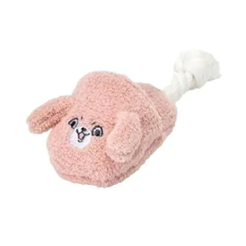 【Solgra】ソルグラ うさぎさんスリッパトイ 犬用 おもちゃ ぬいぐるみ ガサガサ 仕掛け 超小型犬 小型犬