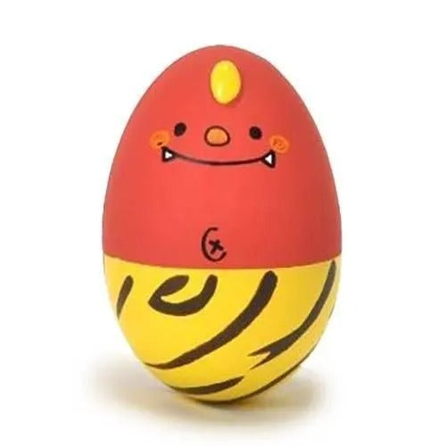 【Solgra】ソルグラ 赤鬼ラテックストイ 犬用 おもちゃ ラテックス製 たまご型 ピーピー 仕掛け