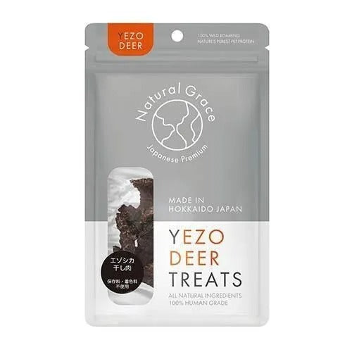 【ナチュラルグレイス】エゾシカ 干し肉 犬用 おやつ モモ肉 高タンパク 低脂肪 低カロリー 体重管理 ヒューマングレード