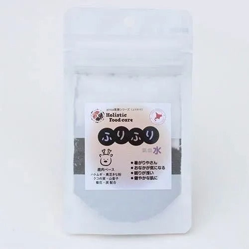 ホリスティックフードケア ふりふり水（鹿）＜犬・猫用＞ ふりかけ 鹿肉 カルシウム 着色料 保存料 酸化防止剤不使用
