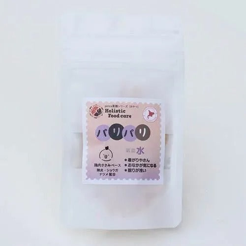 ホリスティックフードケア ぱりぱり水（鶏）＜犬・猫用＞ おやつ ジャーキー 鶏ササミ 高タンパク 着色料 保存料不使用