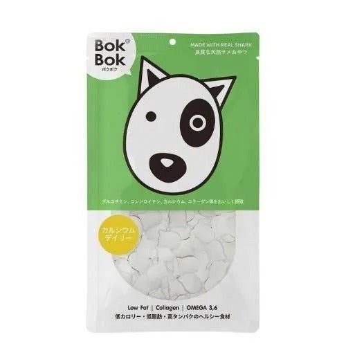 【BokBok】ボクボク カルシウムデイリー 犬用 おやつ サメ ヤギミルク 栄養満点 カルシウム 低カロリー 低脂質 高たんぱく