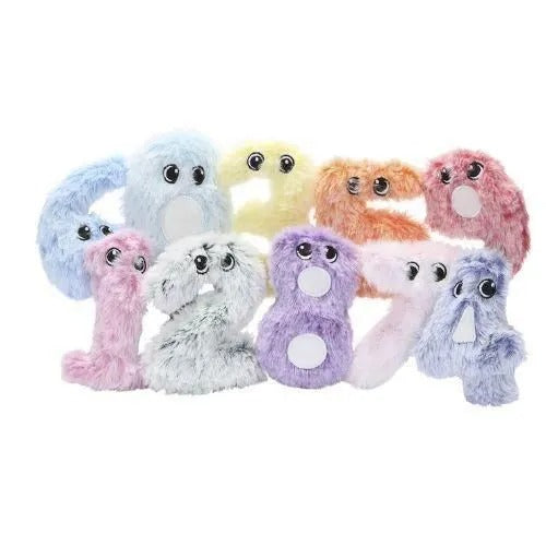 【ROOP】ループスモル ナンバーズ 犬用 おもちゃ ぬいぐるみ 数字形 手のひらサイズ スクウィーカー カシャカシャ音