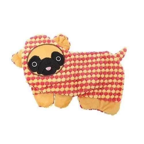 【ROOP】ループフレンディ ラスルパグ 犬用 おもちゃ ぬいぐるみ カサカサ カシャカシャ音 スクウィーカー