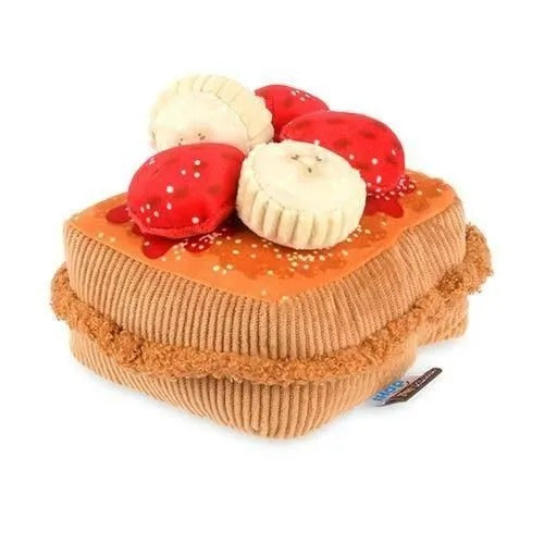 【P.L.A.Y.】アイホップ フレンチトースト[プレイ]  犬用 おもちゃ ぬいぐるみ スクイーカー 丈夫 洗濯機可