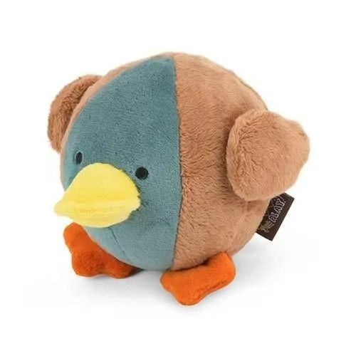 【P.L.A.Y.】バーンヤードバディーズ ダック  [プレイ] 犬用 おもちゃ ぬいぐるみ まん丸 スクイーカー 洗濯機可