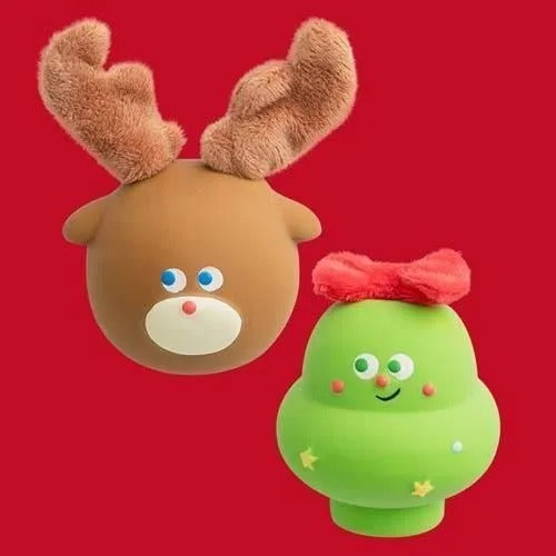 【BITE ME】バイトミー モコモコクリスマスラテックス 犬用 おもちゃ ラテックス ピーピー音 ふわふわ ファブリック