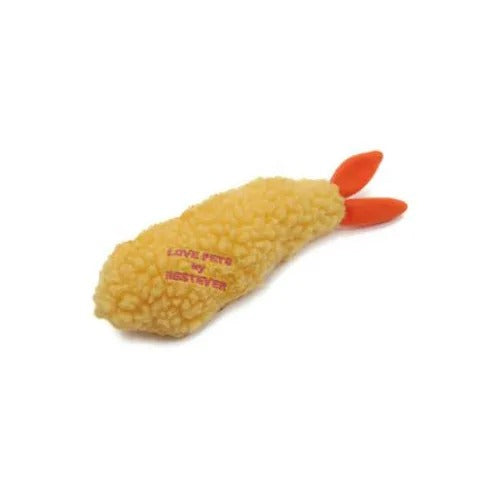 【Bestever】ベストエバー スクィーキー 海老の天ぷら 犬用 おもちゃ ぬいぐるみ ストレス解消 音が鳴る Tempra ダンブル素材