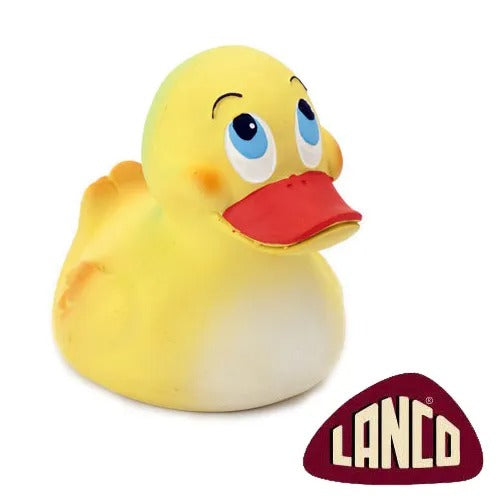 【Lanco】ランコ ジャンボダッキー / イエロー［dad-way（ダッドウェイ）］犬用 おもちゃ ラテックス 音が鳴る スペイン製 食用染料