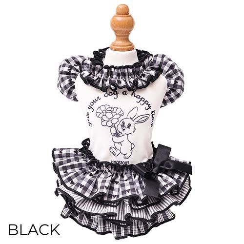 GODPIVA】COOLラビットコラージュワンピース［ゴッドピバ］犬用 ドッグ