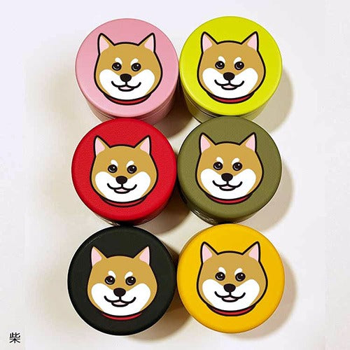 【D・O・G】DOGプチ缶ケース 柴犬 ＜3種6色＞ [ディー・オー・ジー] 犬用 おやつ入れ 小物入れ 容器 プレゼント プラケース入り