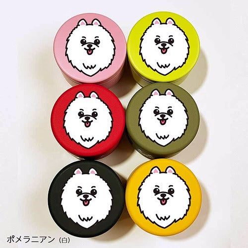 【D・O・G】DOGプチ缶ケース ポメラニアン ＜3種6色＞ [ディー・オー・ジー] 犬用 おやつ入れ 小物入れ 容器 プレゼント プラケース入り