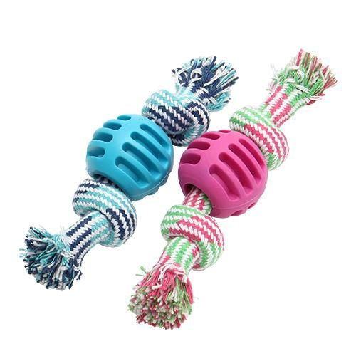 【ROOP】ループノッティー ロープボール（2個セット）犬用 おもちゃ デンタルケア ストレス解消 カラフル