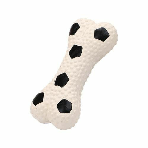【ROOP】ループプーピーズ サッカーボーン 犬用 おもちゃ ラテックス 音が鳴る かわいい