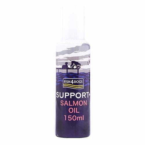 【FISH4DOGS】SUPPORT SALMON OIL / フィッシュフォードッグ サポート サーモンオイル 真空ポンプ 150ml 犬用 トッピング オメガ3脂肪酸