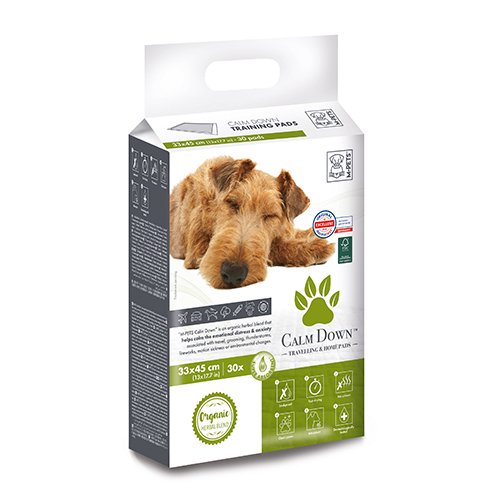 【M-PETS】CALM DOWN エムペッツ カームダウン ペットシーツ / レギュラーサイズ 犬用 トイレシート トイレシーツ 多層構造 オーガニックハーブ
