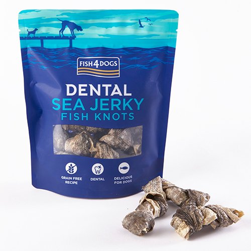 【FISH4DOGS】フィッシュフォードッグ シージャーキー ボーン ＜全3サイズ＞ 犬用 おやつ トリーツ ヘルシー 骨型 タラの皮 天然 自然素材 オメガ3脂肪酸 オメガ6脂肪酸豊富