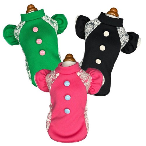 【GODPIVA】レトロレースタンク［ゴッドピバ］犬 服 ドッグウェア タンクトップ 60年代 フリル かわいい