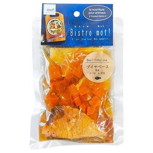 【mot!】Bistro mot! ビストロモット 国産かつおのブイヤベース 犬用 ドッグフード ウェット 栄養補完食トッピング おやつ レトルト 水分補給