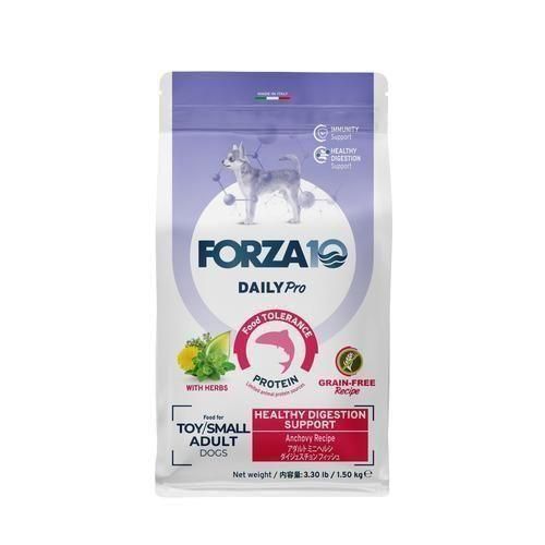 【FORZA10】フォルツァディエチ デイリープロ アダルト ミニ/ミディアム  ヘルシーダイジェスチョン フィッシュ 犬用 ドライフード 免疫 低アレルゲン 植物由来成分 食生活サポート 腸内環境 食物繊維 健康維持 オメガ脂肪酸 着色料無添加