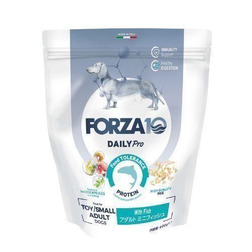 【FORZA10】フォルツァディエチ デイリープロ アダルト ミニ/ミディアム フィッシュ 犬用 ドライフード アレルゲン配慮 消化しやすい 腸内環境 健康維持サポート 便臭改善 着色料無添加