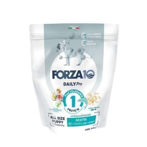【FORZA10】フォルツァディエチ デイリープロ パピー フィッシュ（小粒）犬用 ドライフード 仔犬 幼犬 妊娠 授乳 成長期 植物由来 機能性フード グルコサミン配合