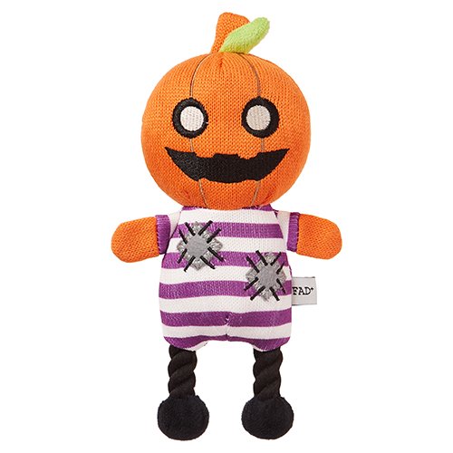 ［限定商品］【FAD+】ファッドプラス プラッシュトイウィズロープ ハロウィンパンプキン［dad-way（ダッドウェイ）］犬用 おもちゃ ぬいぐるみ スクイーカー