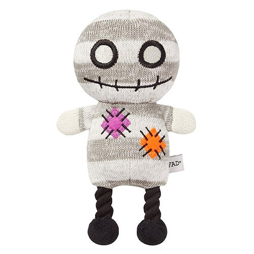 ［限定商品］【FAD+】ファッドプラス プラッシュトイウィズロープ ハロウィンマミー［dad-way（ダッドウェイ）］犬用 おもちゃ ぬいぐるみ スクイーカー