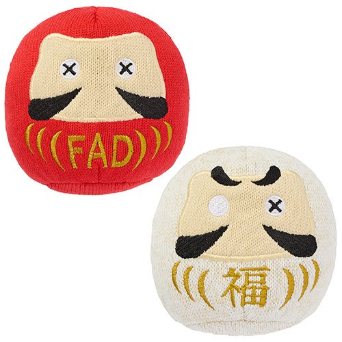 犬 犬用 ペット トイ おもちゃ クリスマス スクイーカー 限定商品 FAD+ ファッドプラス プラッシュトイ　ダルマ dad-way ダッドウェイ