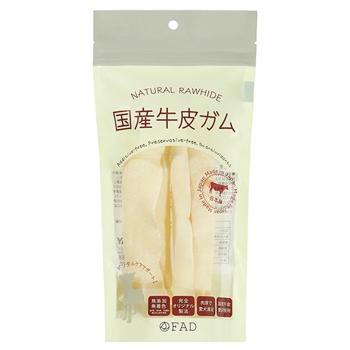 犬 犬用 おやつ ガム 完全国産 添加物・着色料・防腐剤・酸化防止剤不使用 肉厚 FAD ファッド 国産牛皮ガム ロール dad-way ダッドウェイ