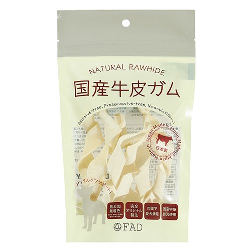 犬 犬用 おやつ ガム 完全国産 添加物・着色料・防腐剤・酸化防止剤不使用 肉厚 FAD ファッド 国産牛皮ガム ツイスト dad-way ダッドウェイ