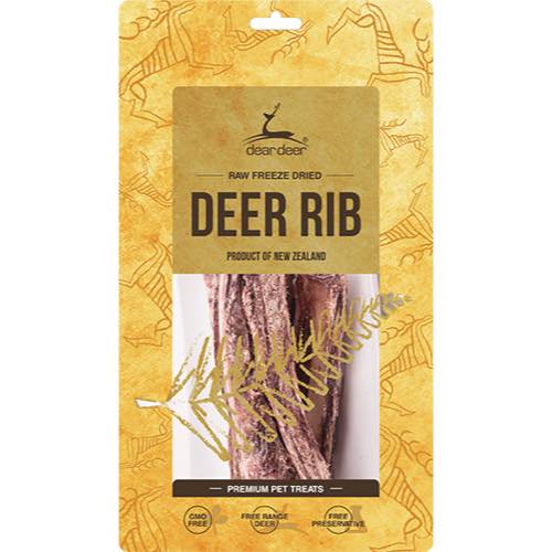 犬 犬用 おやつ 歯の健康維持 骨の健康 ニュージーランド産 鹿肉 100% 安心 安全 dear deer DEAR DEER リブ 100g 袋入り 犬用 ディアディア