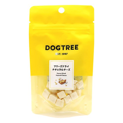 犬 犬用 おやつ トッピング ご褒美 国産 無添加 天然素材 サクサク  DOGTREE ドッグツリー フリーズドライ ナチュラルチーズ