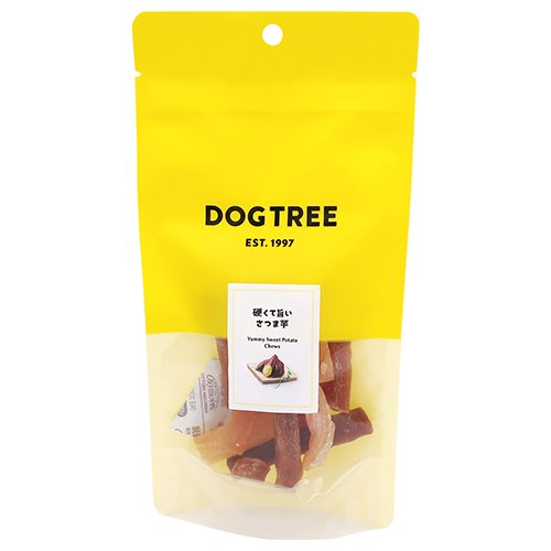 犬 犬用 おやつ ご褒美 国産 ビタミン ミネラル 食物繊維 無添加 天然素材 DOGTREE ドッグツリー 硬くて旨いさつま芋