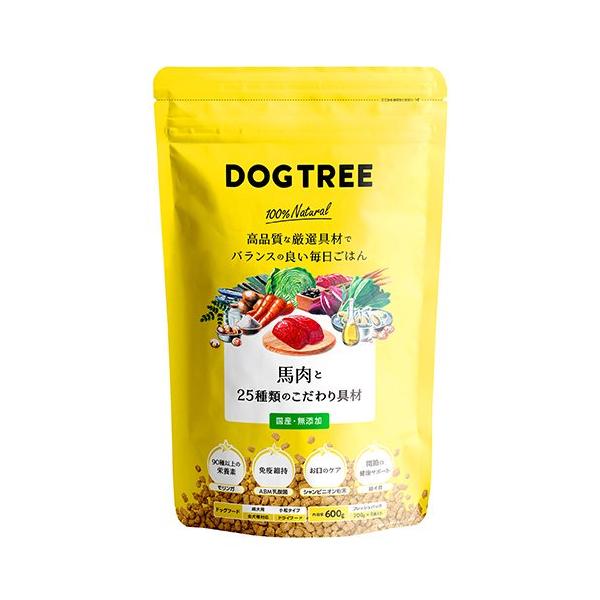 犬 犬用 ドッグ フード ドライ ごはん 餌 天然食材 無添加 人工添加物不使用 DOGTREE ドッグツリー 馬肉と25種類のこだわり具材