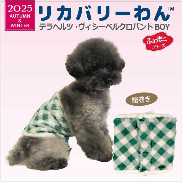 クークチュール CooCouture 2025クークチュール秋冬新作 テラヘルツ・ヴィシーベルクロテラバンドBOY (犬腹巻き） 犬用 腹巻 男の子用 マジックテープ テラヘルツ 日本製